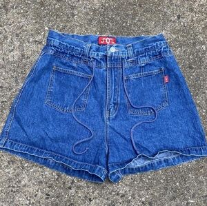 Women's Blue and Navy Shorts